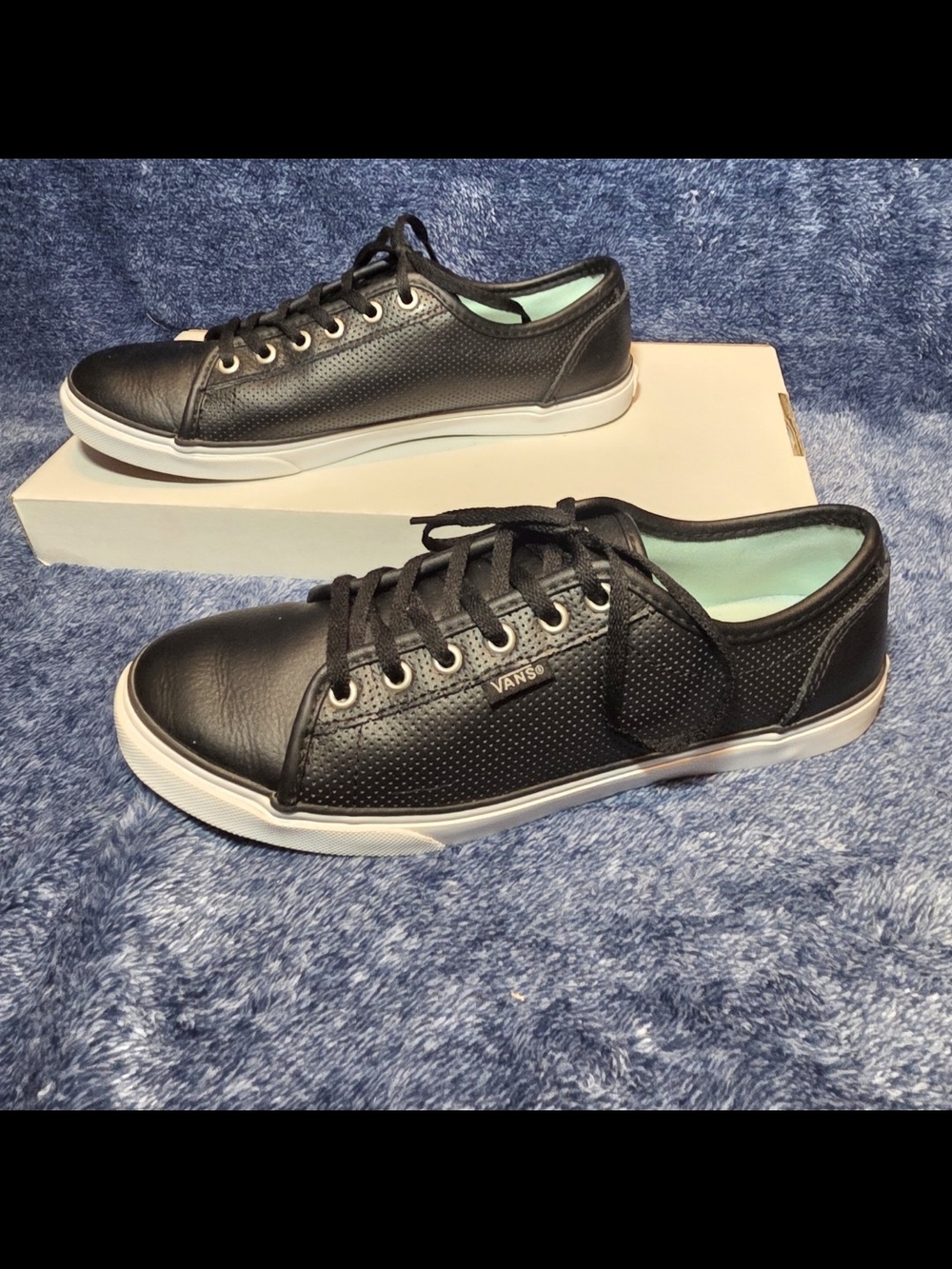 Vans Rowan DX Perforated Leather Low-Top Sneakers
